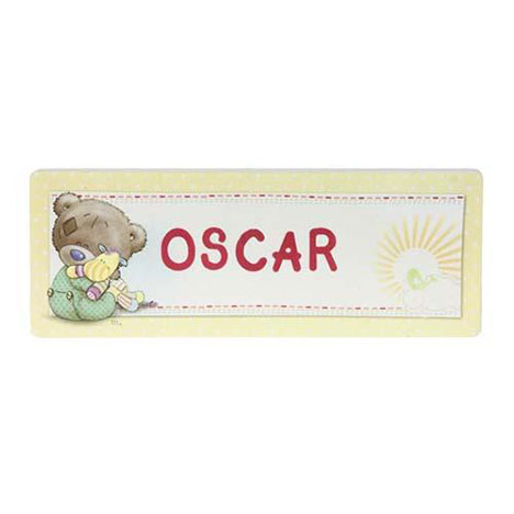 Tiny Tatty Teddy Me to You Bear Personalised Door Plaque £2.99